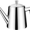 304 Stainless Steel Teapot Long Strain Large Capacity Teapot with Infuser and Removable Filter for Home Restaurant Office Dinnerware Accessories Drinkware Item (1500ml)