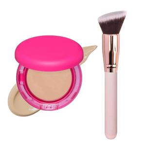 Peptide Bouncees Foundation for Mature Skin, Balm Foundation, Hydrating Age-Defying Makeup, All Skin Types (Natural, #) (1 Fl Oz (Pack of 1))
