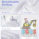 Toddler Boys Easter Shirt for Kids Girls Easter Bunny T-Shirts Tops Funny Graphic Tee Short Sleeve 2T-8Y (6-7 Years)