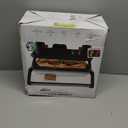 Chefman Panini Press Grill and Gourmet Sandwich Maker Non-Stick Coated Plates, Opens 180 Degrees to Fit Any Type or Size of Food, Stainless Steel Surface and Removable Drip Tray, 4 Slice, Black