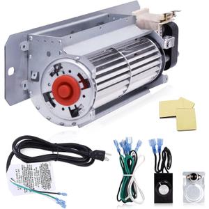 GZ550-1KT Blower Fan Kit, GZ550 GZ552 Fireplace Blower Fan Replacement for Napoleon, Continental, Kingsman Fireplaces, BCDV36NTR, CDV34, CDV36NTR, GD36NTR, EP62-1, Rotom HB-RB61, R7-RB61, HB-RB58.