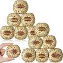 Blueweenly 12 Packs Passover Matzah Juggling Balls Mini Juggling Matzah Balls Juggling Sets Circus Balls with Matzo Decor for Pesach Holiday and Seder Party Favors Decorations