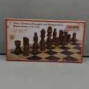 AMEROUS Wooden Chess Pieces Only with 2 Extra Queens / 3.0 Inch King/Storage Bag/Chess Instructions/Chessmen for Chess Borad/Replacement of Missing Pieces (NO Board)