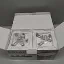 Solar Post Cap Lights 160Lumen, 4x4 Fence Post Caps Solar Lights Fits 4x4 5x5 6x6 Wooden Post Caps, Deck Post Lights Outdoor Waterproof for Yard, Patio, Front Porch, Garden, Pathway Lighting(4 Pack) (White)