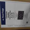 FloorTags Vinyl Mesh Entry Mat 4 x 15  Gray Heavy-Duty Open-Back Mat with Scraper Design for Cleaner, Drier Entrances | Indoor/Outdoor Drainage (Grey)