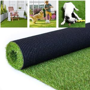 Artificial Grass Turf, 0.8" Pile Height Thick Realistic Synthetic Grass Faux Astro Turf Fake Grass, 3.3FTX5FT Indoor Outdoor Astro Rug Carpet for Garden Balcony with Drainage Holes