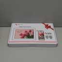 Frameo 10.1" Digital Picture Frame with 32GB Memory WiFi Electronic Photo Frame Wood 1280 x 800 IPS Touch Screen Auto-Rotate Slideshow Wall Mountable Share Photos/Video Remotely Anywhere