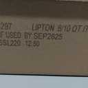Lipton Iced Tea Mix, Lemon, Makes 10 Quarts, Count 6(Pack of 1), Best By: 09/26/25