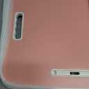 FISYOD Foldable Laptop Table, Portable Lap Desk Bed Table Tray, Laptop Stand with Cup Holder & Tablet Slot & Lifting Handle for Working Writing Drawing & Eating (Pink)