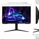 Samsung 24-Inch Odyssey G3 (G30D) Series FHD Gaming Monitor, 1ms, 180Hz, AMD FreeSync, Adjustable Stand, Black Equalizer, Virtual Aim Point, Eye Saver Mode, Flicker-Free, LS24DG302ENXZA