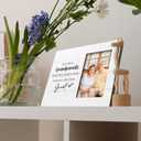 Promoted to Great Grandparents 8x10 Picture Frames, Great Grandparents Wood Photo Frame, Family Gifts Gift Picture Frame for Wall and Tabletop Display