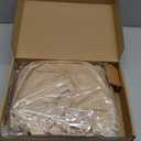 Aliceset 12 Pcs Mini Burlap Tote Bags with Handles Reusable Burlap Gift Bags with Tags Small Wedding Welcome Bridesmaids Jute Bag Bulk for Party Supplies DIY Craft (6.3 x 6.3 x 2.8 Inch,Light Brown)