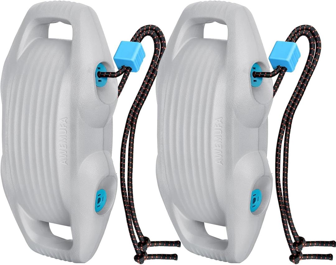 AWEMUFA Boat Fenders Easy to Install Bumper for Docking Ideal Fender for Pontoon, Bass, Jet Ski and Fishing Boats, Middle