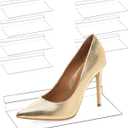 STOBAZA Transparent Display Shoe Holder 8-Pack 9.84X4.72 Inches Wall Mounted Slatwall Shelves for Retail Store and Home Shoe Organization