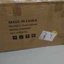 Wooden Tilt Out Trash Cabinet Bin, Dog Proof Garbage Can Holder, Kitchen Island with Laundry Hamper, Black