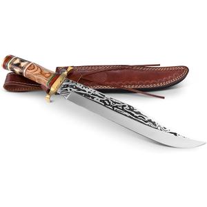 Stauer Down Under Bowie Knife with Sheath  High Grade 420 Stainless Steel Knife for Men for Camping and Outdoor Ventures  Gear for Men