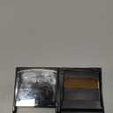 ENERGY Kabuki Brush Flat 2PCS Portable Folding Case with Mirror – Travel Makeup Brush for Foundation, Powder & Contour, Compact Mini Cosmetic Tool with Magnetic Closure Vegan for Purse or Travel Bag