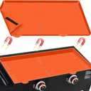 28" Griddle Mat Silicone for Blackstone,Magnetic Protective Cover Mats Blackstone Griddle Top Covers Protector Outdoor-Orange