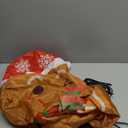 ROCEEI Christmas Inflatable Car Decoration Christmas LED Lights Decoration Xmas Blow Up Decor for Xmas Holiday Car Accessories(Red Hat Gingerbread Man)