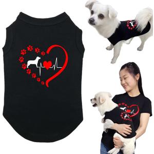 Dog Shirt Lovely Matching Dog and Owner Shirts Famliy Pet Clothes Puppy Summer Vest Tee Tops Parent-Pets Outfits for Small Medium Large Dogs Dog Costume Dry Cool Apparel Dogs&Mommy Sweatshirt
