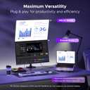 WARRKY USB C to HDMI 2.1 Cable 8K@60Hz, 4K@240Hz/120Hz,[Gold-Plated Plug, Aluminum Case]48Gbps,HDCP2.3,Compatible with Thunderbolt 3/4/5, USB4, iPhone 16/15, MacBook Pro/Air, Galaxy S24, Dell,XPS,10FT