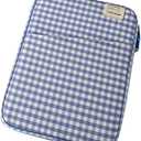 11-13Inch Cute Puffy Laptop Sleeve Fairycore Carrying Laptop Bag Cover Kawaii Tablet Liner Pouch Cottagecore Office Accessories (11inch,Blue)