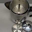 Farberware Electric Coffee Percolator, Stainless Steel Basket, Automatic Keep Warm, No-Drip Spout, 8 Cup