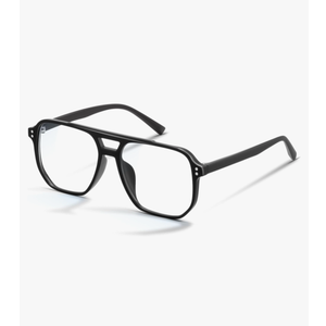 livho Blue Light Blocking Glasses, Fashion Fake Oversized Aviator Vintage Glasses, Retro Pilot Computer Glasses for Women/Men