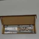 2 Pack Soft Close Toy Box Hinges for Heavy Curved, Round, Arched and Flat Lids - HBL' 150N Gas Strut Spring Safety Hinges to Slow Down and Slow Close, Also Works for Flat Lids.