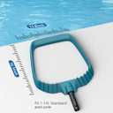 Pool Net, Heavy Duty 20.4" Pool Skimmer Net, Fine Mesh Leaf Skimmer Net for Cleaning Pool, Fits Standard 1-1/4" Pole, Pole Not Included