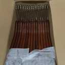 Wooden Hangers, 30 Pack Wood Hangers with 360-Degree Rotatable Hook and Pants Bar, Smooth Finish Coat Hanger Wooden for Closet, Walnut