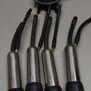 Milking Cluster, 240CC Stainless Steel Rubber Thick Cow Milking Cluster with A Hook, Tough Strong Structure Cow Milk Collector, Smooth Milk Cup Set for Vacuum Pump Milking Machine