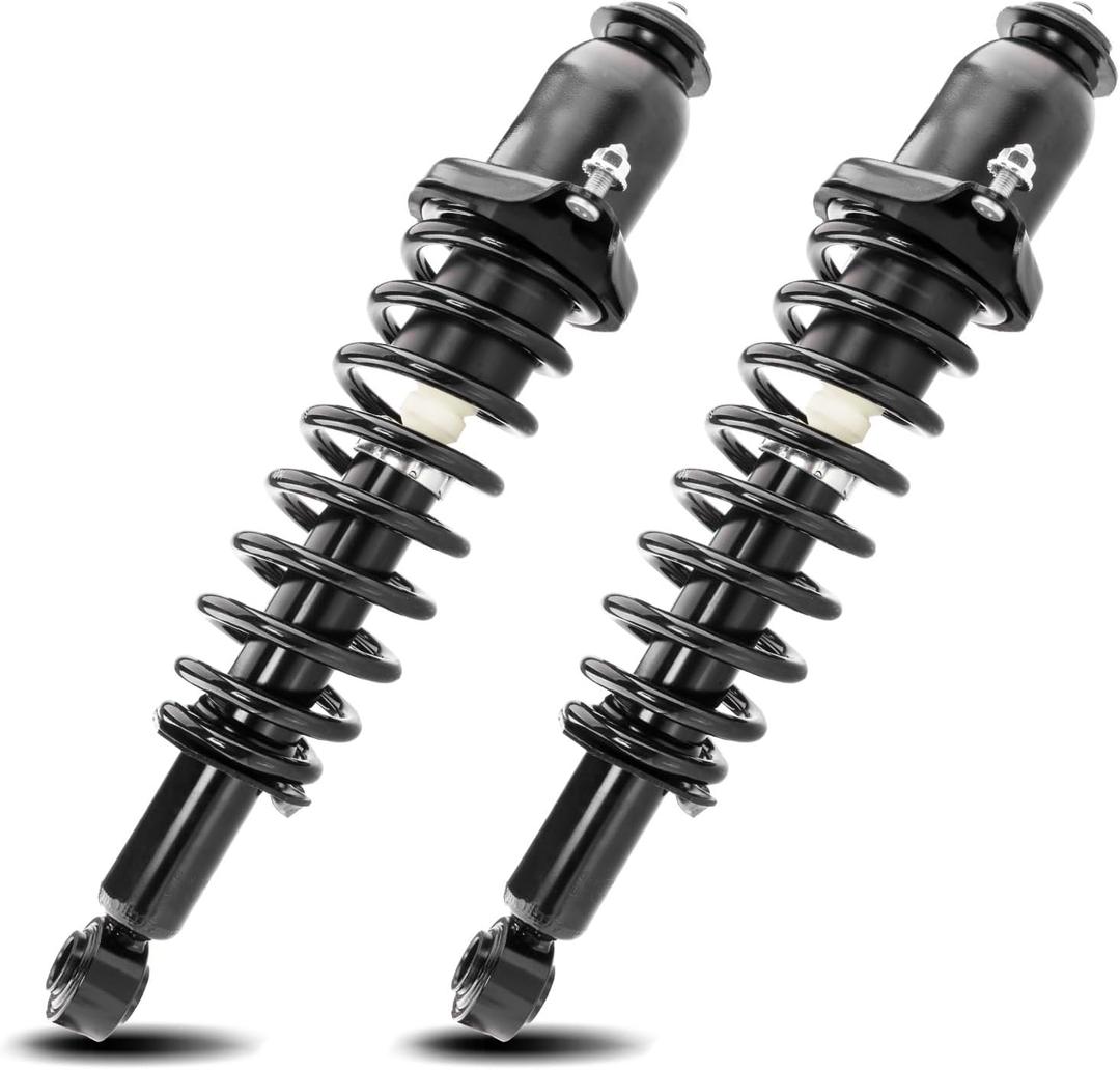 Rear Pair Complete Struts Shocks Assembly w/Coil Spring Replacement for 2003-2008 Toyota Corolla Matrix Pontiac Vibe Suspension Kit 171373L 171373R