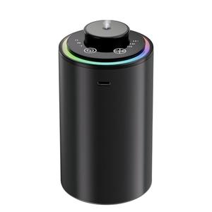 Waterless Essential Oil Diffuser, Diffuser, Portable Aromatherapy Diffuser, Light Show,3 Countdown Timers & 3 Mist Levels for Home, Room, Car, Office (Black)