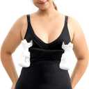 Momcozy Hands Free Pumping Tank Top, All-in-One Pumping & Nursing Tank Tops with Built-in Bra, Fixed Padding Maternity Cami (Medium, Black)