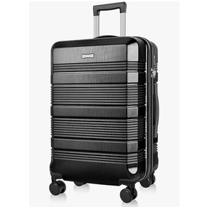 Carry on Luggage 22x14x9 Airline Approved with TSA Lock, 20 Inch Carry on Luggage with Wheels, Small Suitcase for Short Trips (Midnight Black)
