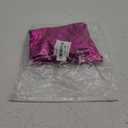 Women's Metallic Rave Booty Shorts Shiny High Waisted Bottoms for Dance Festival (Large, Hot Pink)