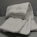 OstepDecor Washable Couch Cover for Dogs, Thick Pet Friendly Sofa Covers, Soft Couch Protector, Paw Cart Sofa Slipcovers, Cushion Protector for Leather, Sectional, Loveseat (27.6" x 27.6", White)