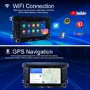 4G+64G Android13 7 Inch IPS Screen Wireless Apple CarPlay Android Auto Car Stereo for VW Jetta Seat Passat Tiguan CC Golf Skoda Radio with FM AM RDS BT GPS WiFi SWC Backup Camera MIC