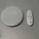 52 Inch Ceiling Fan with Light, Remote Control, Reversible DC Motor, 3CCT, Stepless Dimmable, Noiseless, Flush Mount, Walnut Solid Wood for Indoor Use (Brown)