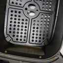 CHEFMAN 6 Quart Dual Basket Air Fryer Oven with Easy View Windows, Sync Finish, Hi-Fry, Auto Shutoff, 2 Independent 3Qt Nonstick Dishwasher Safe Frying Baskets, Digital Double Air Fryer - Black