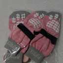 PUPTECK Anti-Slip Dog Socks with Double Sides Grips for Small Medium Large Dogs Hardwood Floors Prevents Licking, Dog Shoes for Hot Pavement Traction Control Paw Protector for Senior Dogs, Pink XL