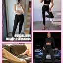Showitty 2 Pack Joggers for Women - Black Sweatpants with Pockets Plus Size Comfy Lounge Yoga Pants XL