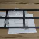 Segal 9179775 16 in, Carbon Steel, Black, Fixed 3-Bar Window Grill, 15-1/4 in.H x 23-1/2 in-38 in.W