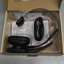 Trucker Bluetooth Headset, Wireless Headset with Mic for Work, Upgraded V5.3 Dual Noise Cancelling Microphones, Mute Button, Multipoint, 53H Battery, for Truck Drivers, Work from Home Office Phone (Black)