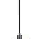GLOBE Electric x Novogratz 61063 1-Light Pendant Light Fixture, Rattan Shade, Black Socket, Braided Fabric Cord, Living Room Pendant Light, Dining Room Fixture, Kitchen Island Lighting (Trancoso)