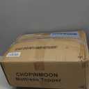 Mattress Topper Queen for Back Pain, Extra Thick Mattress Pad Cover, Plush Pillow Top, Deep Elastic Pocket, White