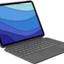 Logitech Combo Touch iPad Pro 11-inch (1st, 2nd, 3rd, 4th gen - 2018, 2020, 2021, 2022) Keyboard Case - Detachable Backlit Keyboard, Click-Anywhere Trackpad - Oxford Gray; USA Layout