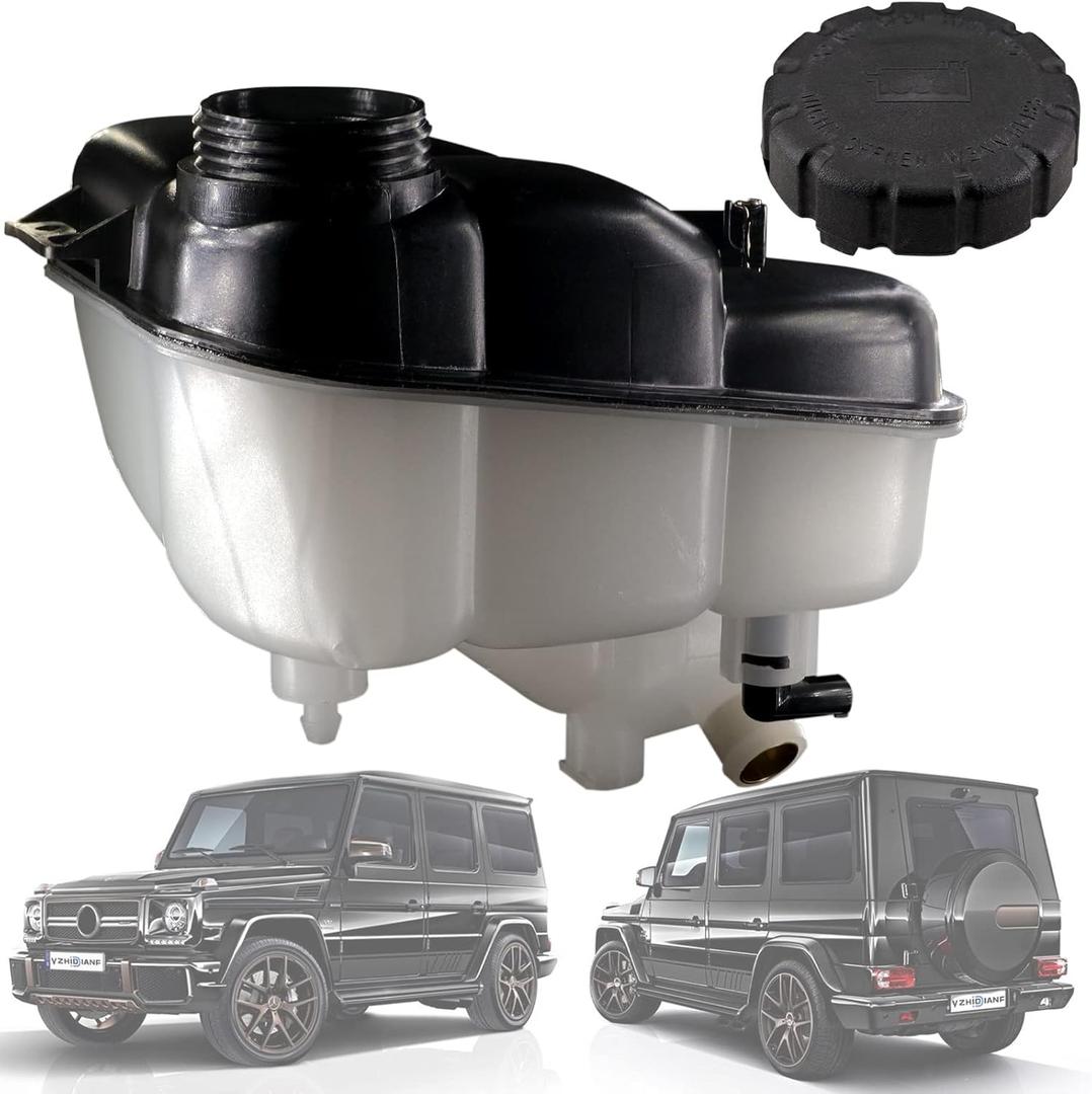 2115000049 Coolant Reservoir Tank [with Sensor & Cap] Compatible with For:-Mercedes-Benz E320 E350 E500 E55 AMG E550 E63 AMG CLS500 CLS55 AMG CLS63 AMG CLS550