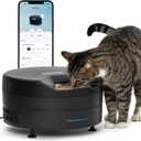 PetSafe FreshFeed Refrigerated Automatic Wet Food Feeder, 6 Meals, Black | 40F Dual Semiconductor Cooling, Keeps Wet Food Fresh, Automatic 6-Meal Rotating Tray, App-Controlled Scheduling